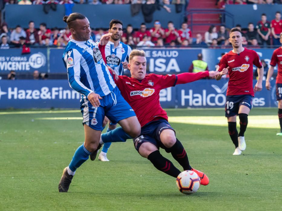 El Dépor cae ante Osasuna