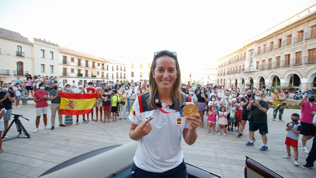 Recibimiento de Fátima Gálvez en Baena