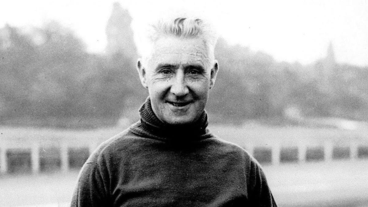 Una imagen del futbolista inglés Jimmy Hogan.