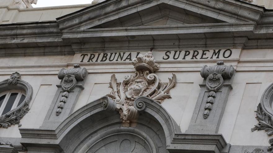 Imagen de la fachada del Tribunal Supremo.