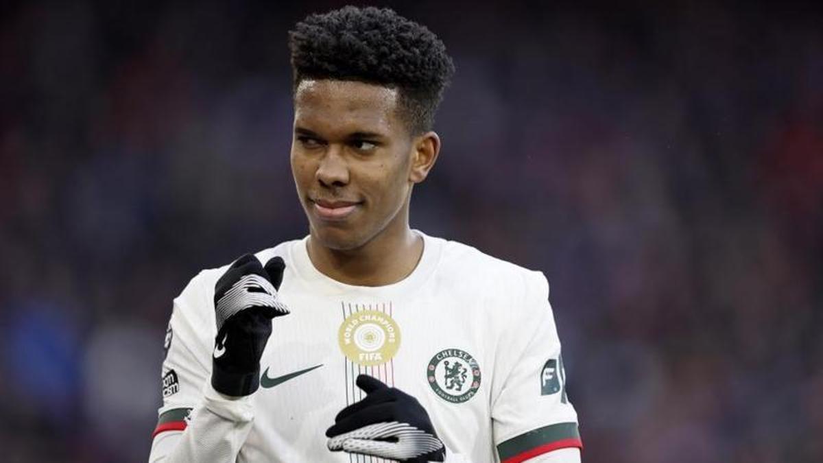 Estevao anotó el primer tanto del Chelsea ante el Qarabag