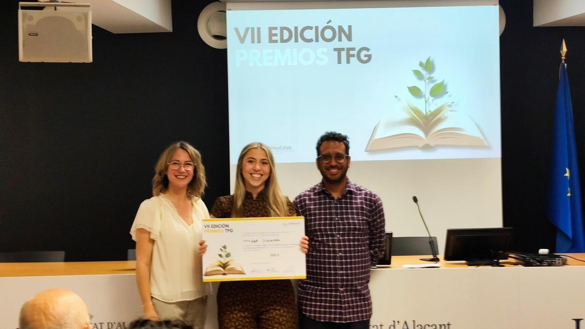 Una de las ganadoras de los premios de nutrición