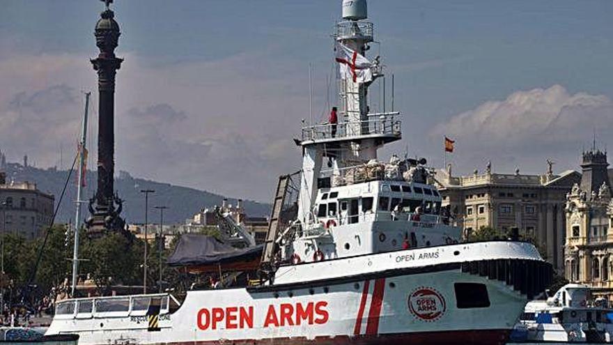 L'«Open Arms» salpa de Barcelona - Diari de Girona