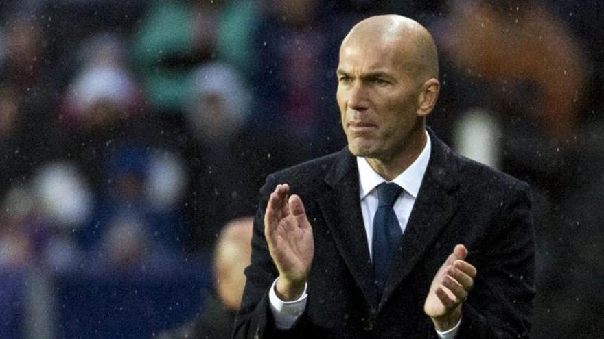 El técnico del Real Madrid, Zinedine Zidane