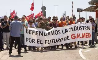 Los trabajadores de Galmed de movilizan contra el cierre de la planta