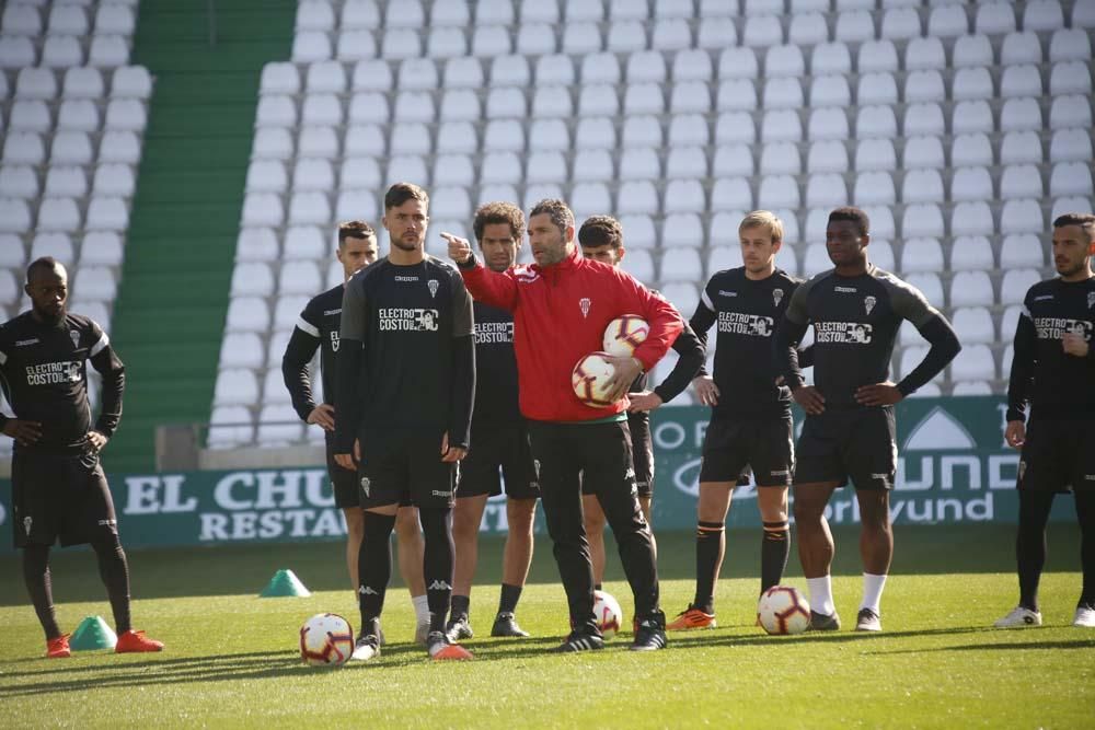 Entrenamiento del Córdoba de puertas abiertas