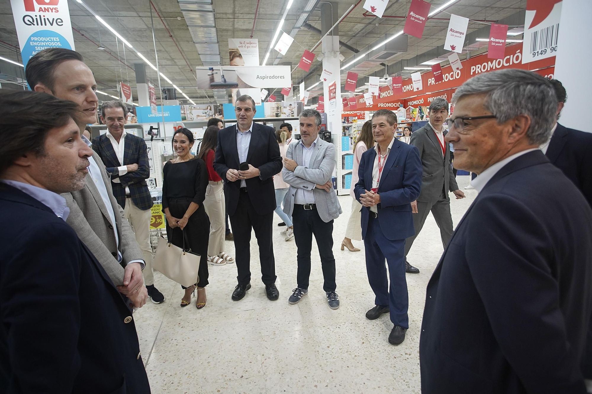 Les imatges de la inauguració del nou supermercat Alcampo de l'Espai Gironès