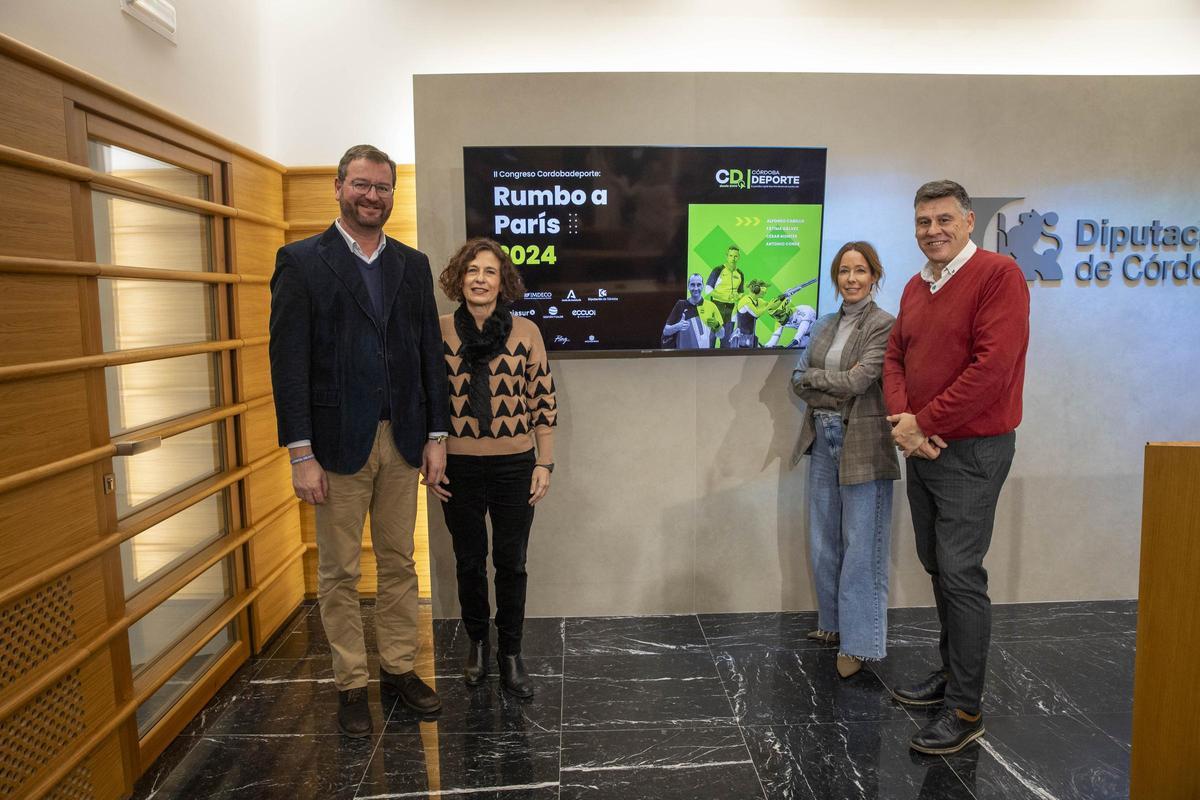 Presentación del Congreso 'Rumbo a París' en la Diputación.