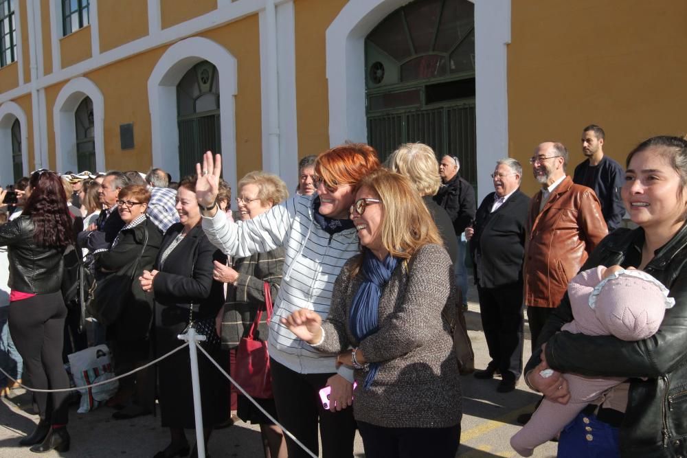 Despedida a la tripulación del Hespérides.