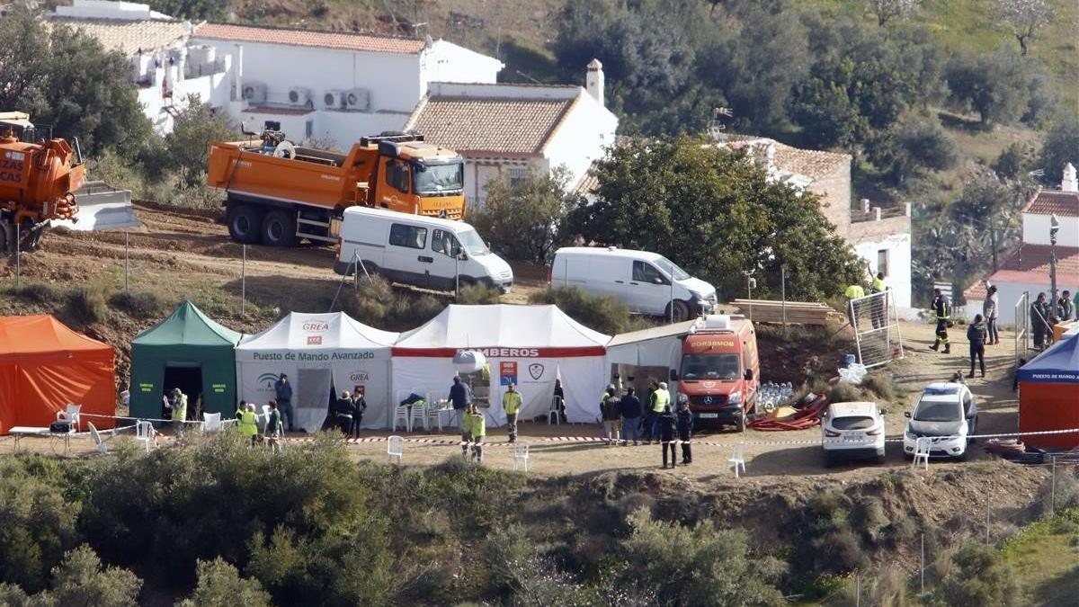 Continúan los trabajos de rescate de Julen