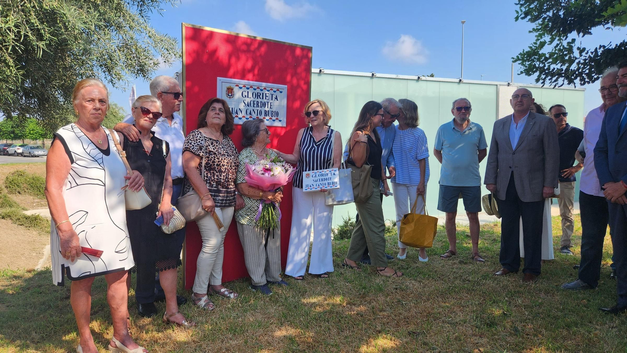 Inauguración de la glorieta Juan Cantó en Alicante