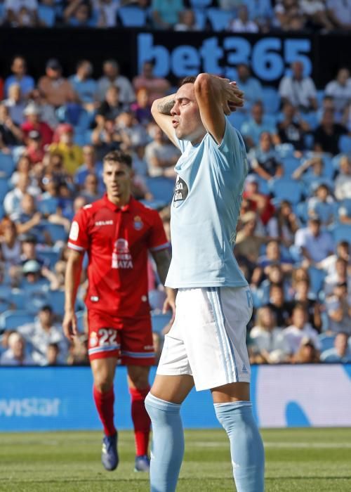 Las mejores fotografías del primer partido de Liga que midió a celestes y a pericos en Balaídos.