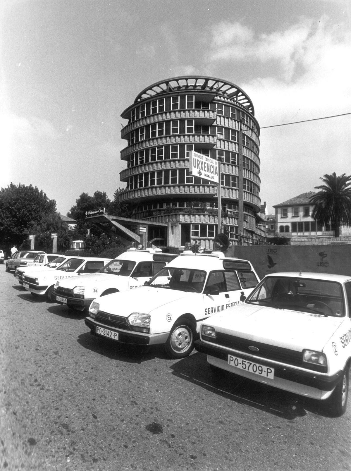 El sanatorio de la avenida de Madrid, en una imagen tomada en 1983.