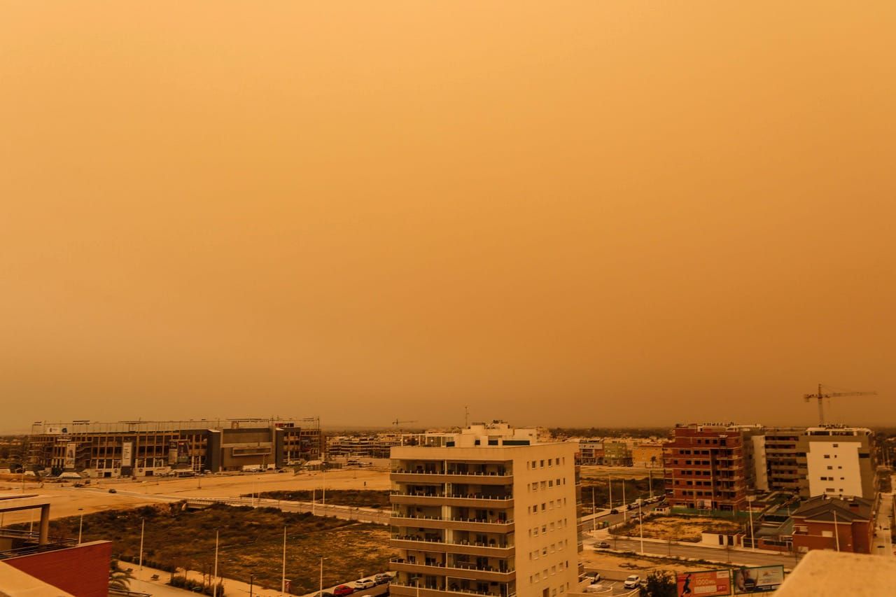 Polvo sahariano sobre Elche