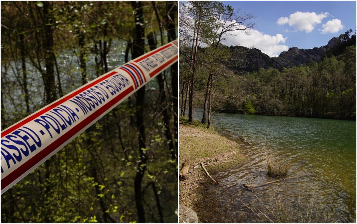 El punt on sha trobat un cadàver aquest dijous al pantà de la Baells