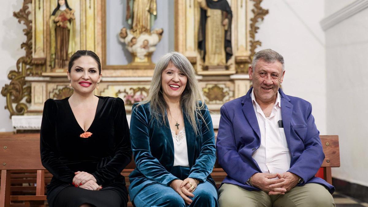Macarena de la Torre, Toñi Ruiz y Juan Francisco Bastida.