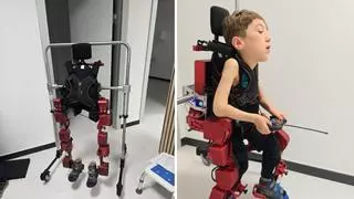 El Hospital Materno de Málaga incorpora un exoesqueleto para niños con enfermedades raras y neuromusculares