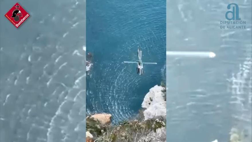 Así ha sido el rescate en el acantilado de Moraira en el que ha muerto una agente medioambiental de 39 años