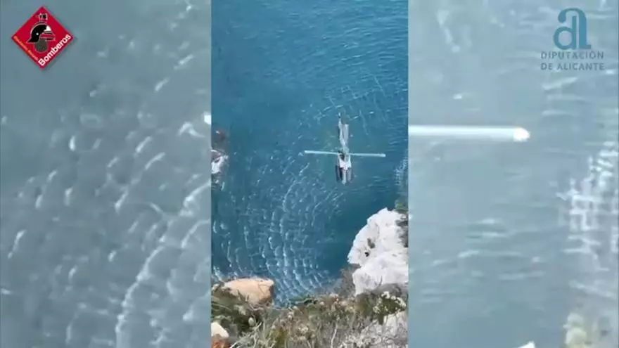 Así ha sido el rescate en el acantilado de Moraira en el que ha muerto una agente medioambiental de 39 años