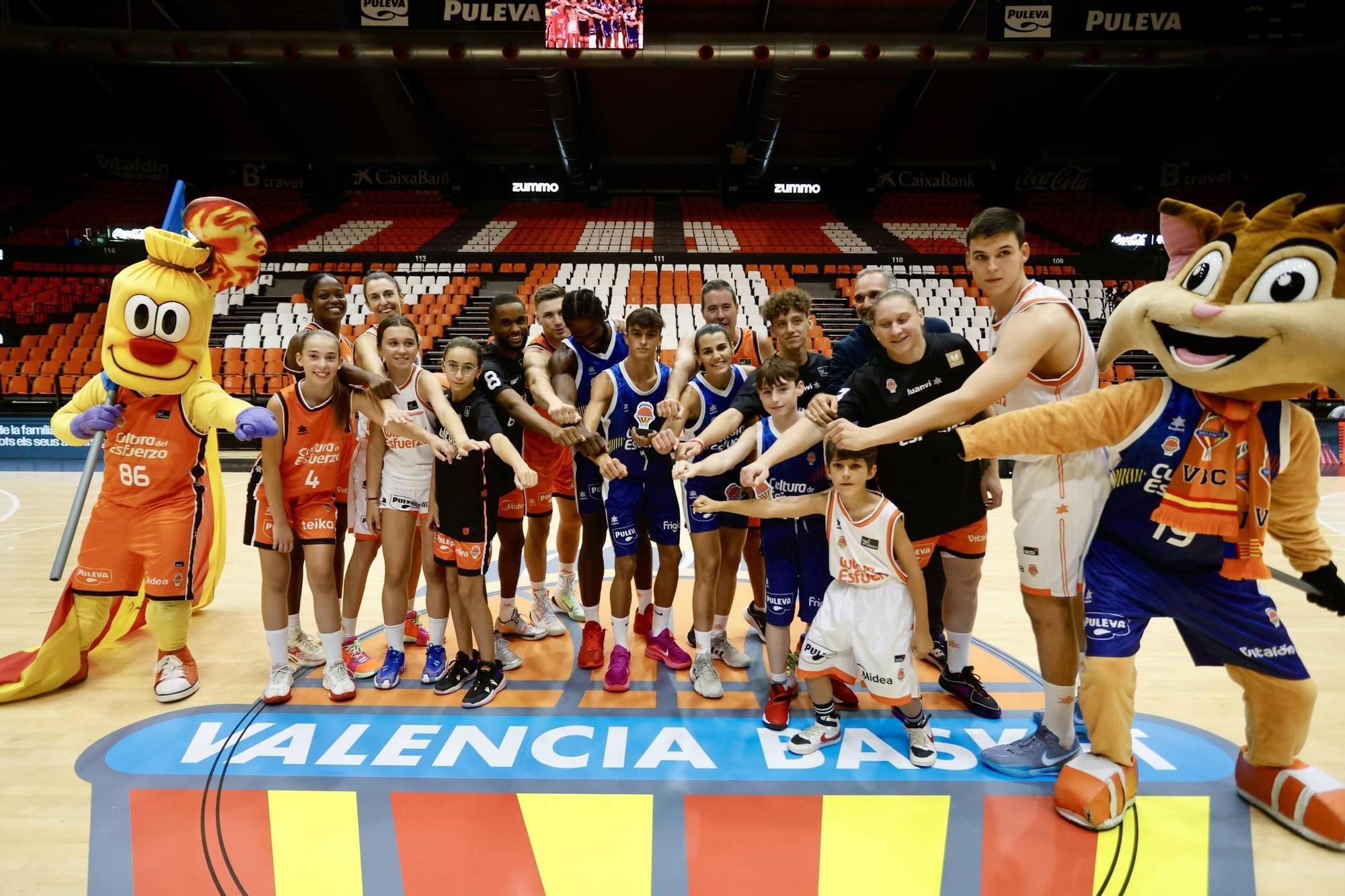 Así es la gran familia taronja: más de 600 jugadores del Valencia Basket