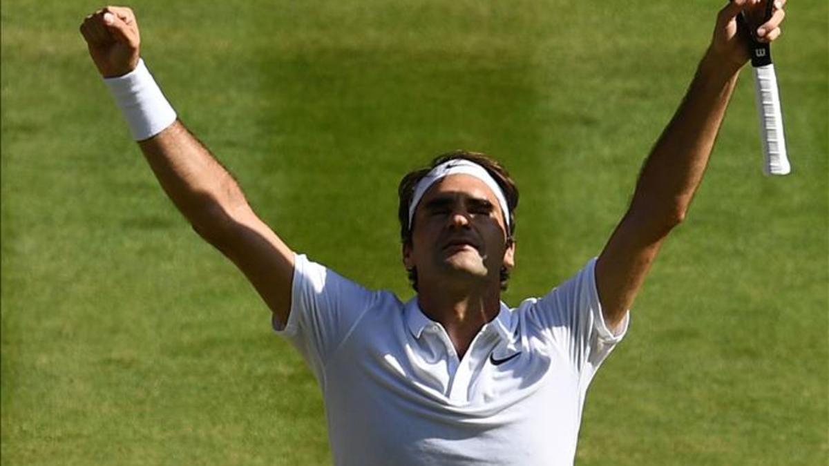 Roger Federer saboreó una victoria muy especial