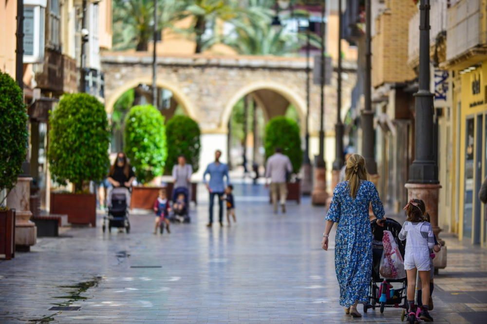 Así ha sido el primer día de desconfinamiento para los niños de Cartagena