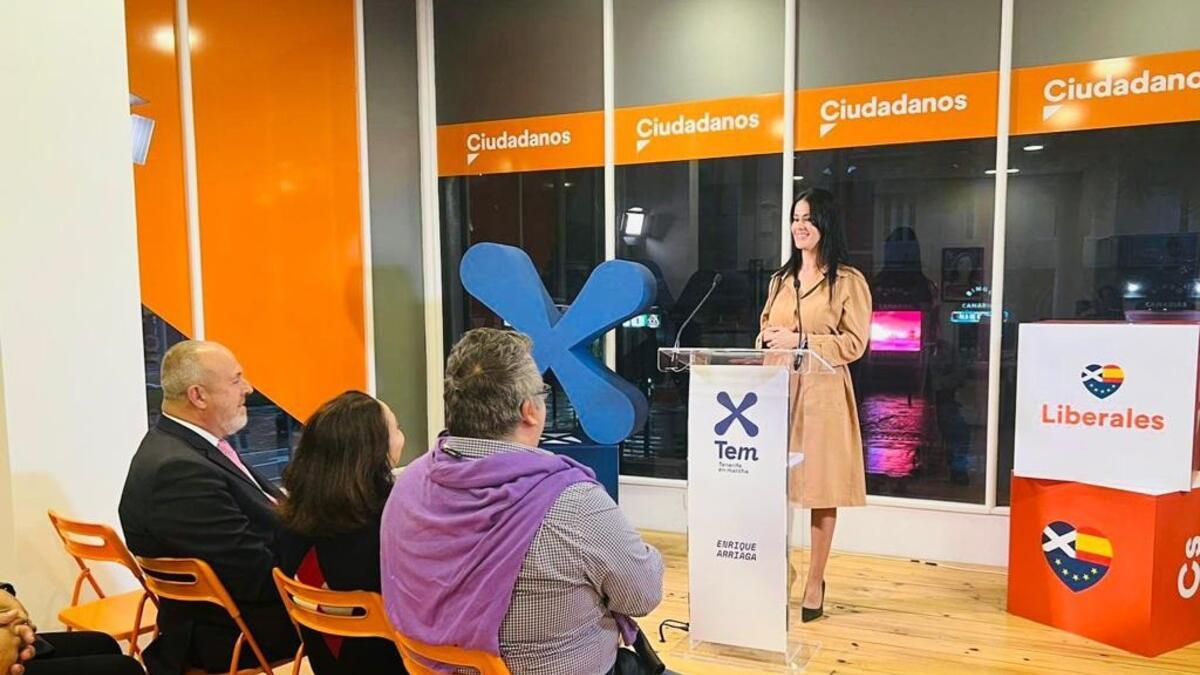 María Hernandez, elegida candidata Cs a la Alcaldía de La Laguna.
