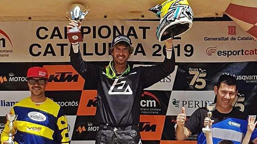 Ramon Brucart guanya la quarta prova del campionat català de motocròs