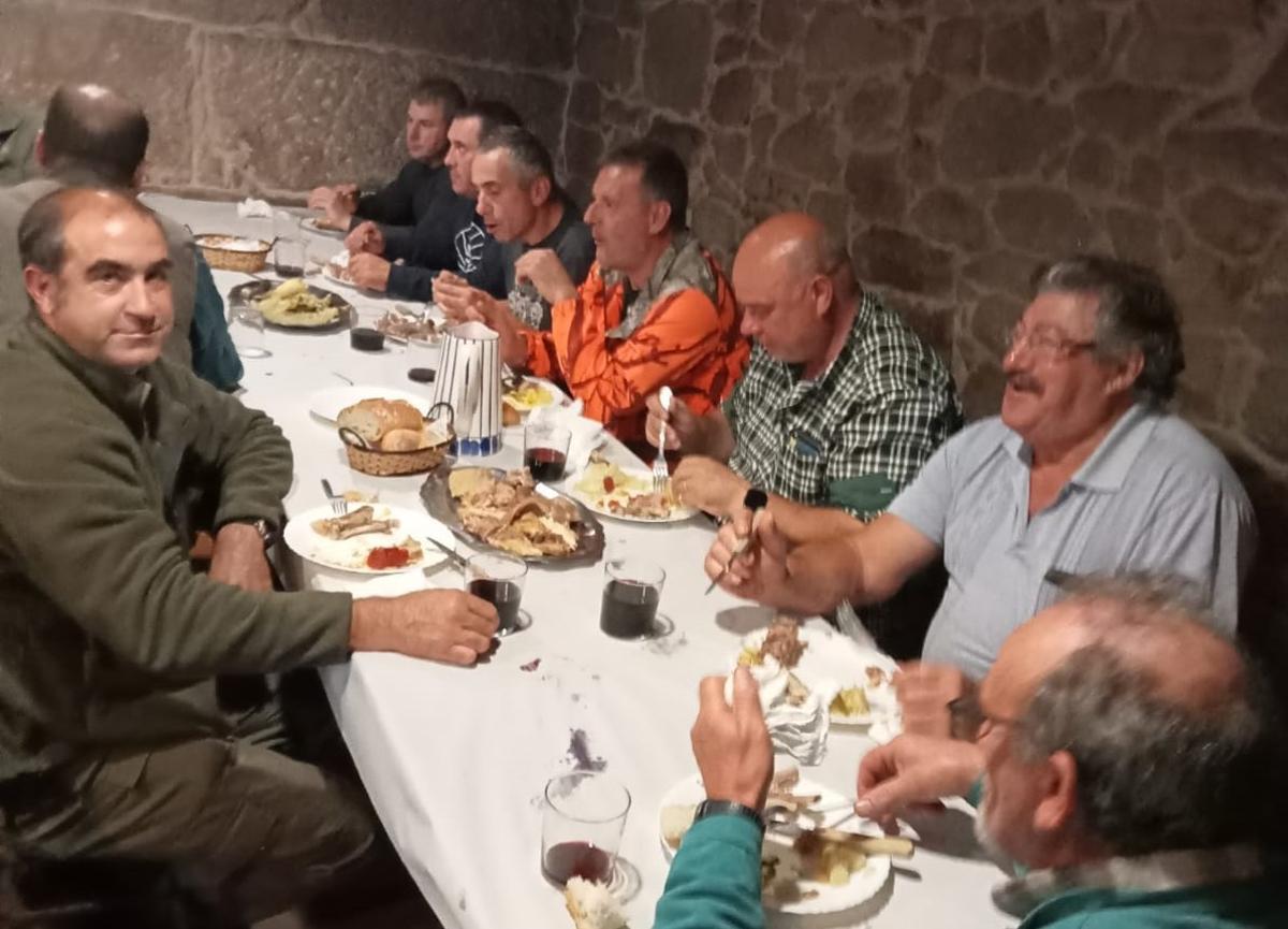 Primer día de caza en O Morrazo