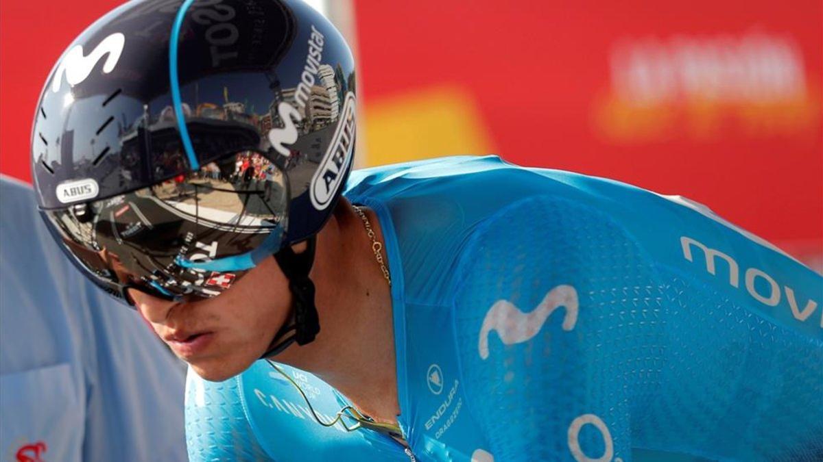 Andrey Amador en la Vuelta a España de 2018