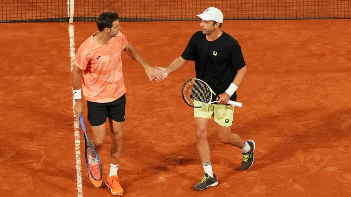 Marcel Granollers y Horacio Zeballos durante la final