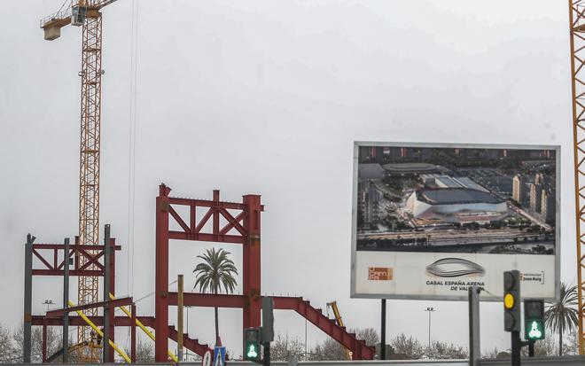 Así avanzan las obras del pabellón Casal España València Arena