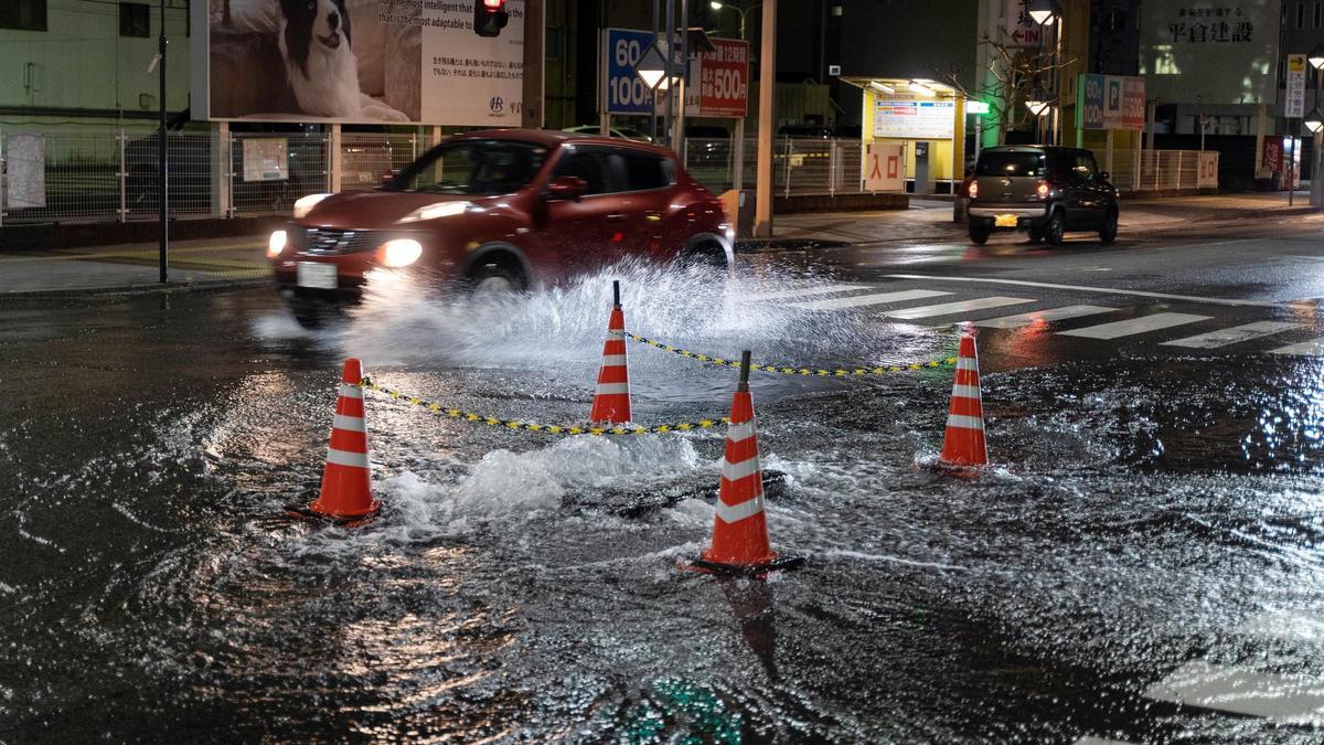 Efectos del seísmo en Japón.