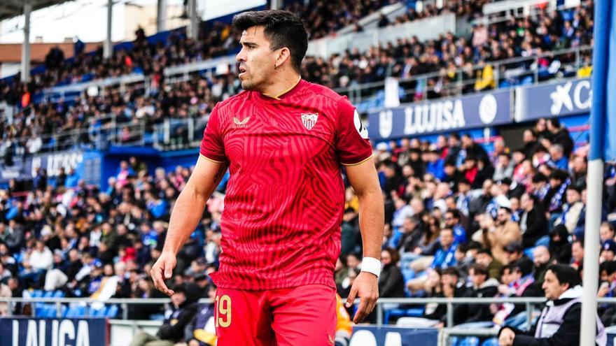 Marcos Acuña ha recibido insultos racistas por parte de la afición del Getafe