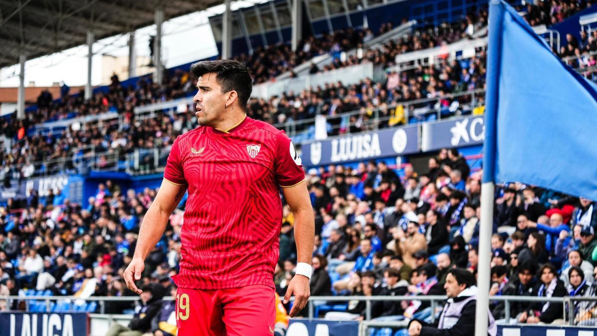 Marcos Acuña ha recibido insultos racistas por parte de la afición del Getafe