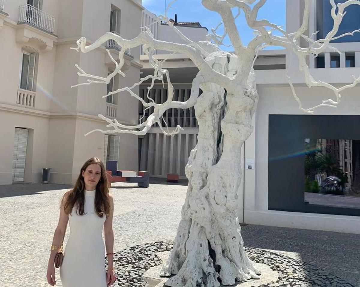 Micaela Belmont en el Museo Helga de Alvear en Cáceres