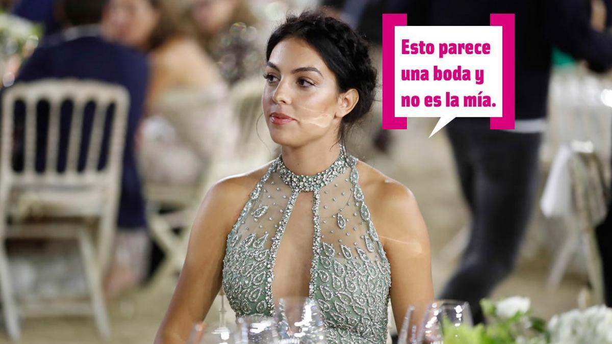 Georgina Rodríguez pensando en bodorrio