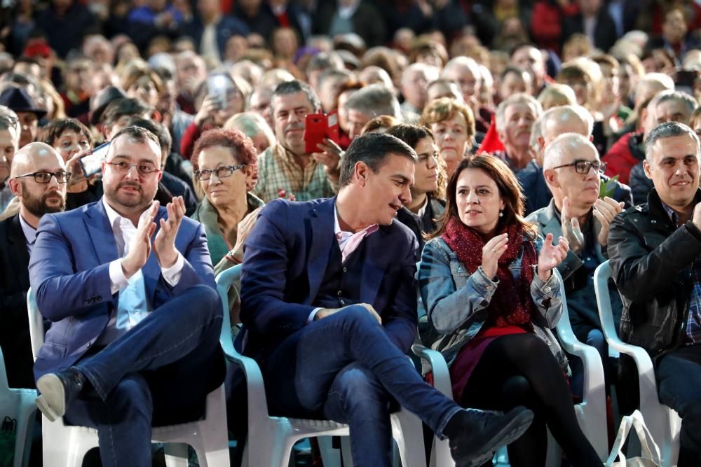 Mitin de Pedro Sánchez en Gijón