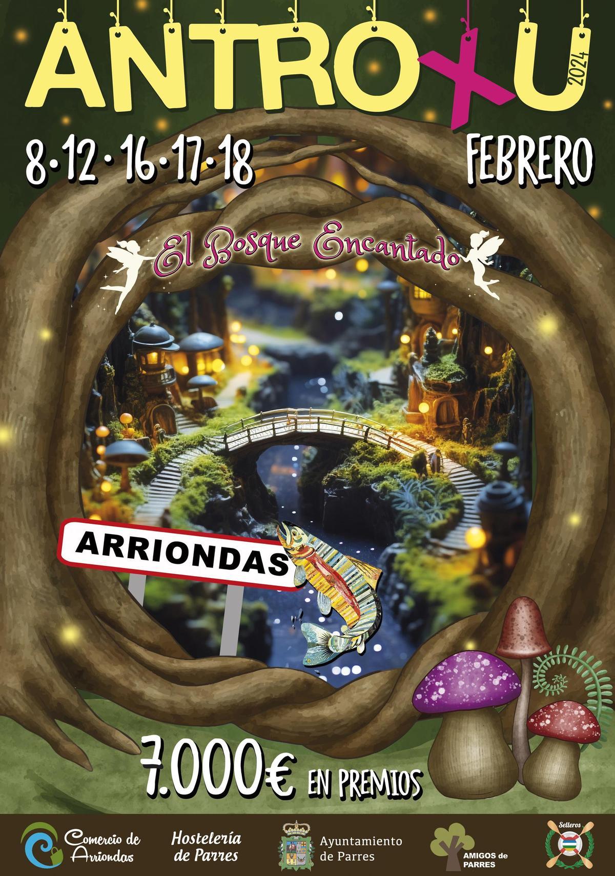 Cartel del Antroxu de Arriondas.