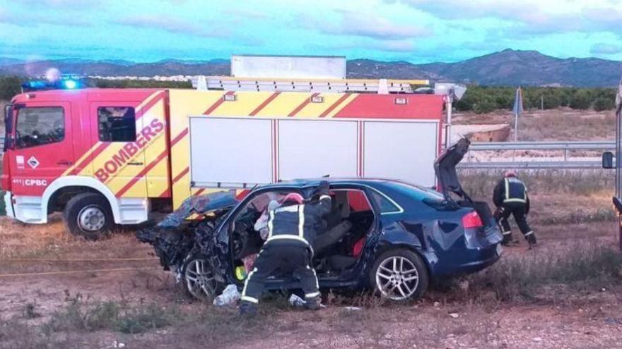 Un hombre resulta herido en un accidente en Vinaròs