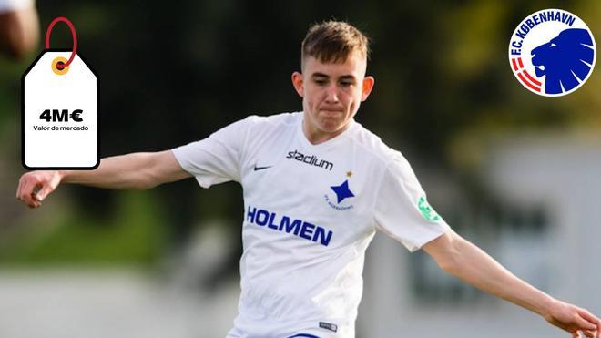 Bergmann Jóhannesson: a pesar del interés del Real Madrid, Liverpool y Juventus, fue el Copenhague quien finalmente ganó la carrera por el joven islandés de 18 años en 2021, pagando cerca de 4,5 millones de euros.