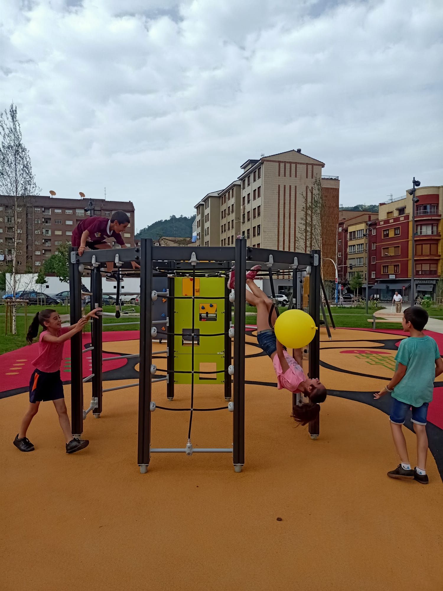 Inauguración del parque de la Mayacina, en Mieres