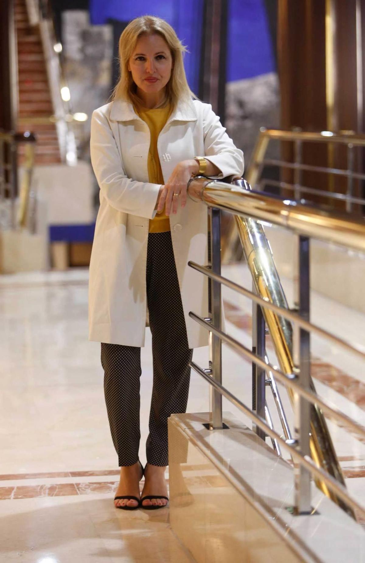 Beatriz Domínguez-Gil González, en el Auditorio Príncipe Felipe de Oviedo.