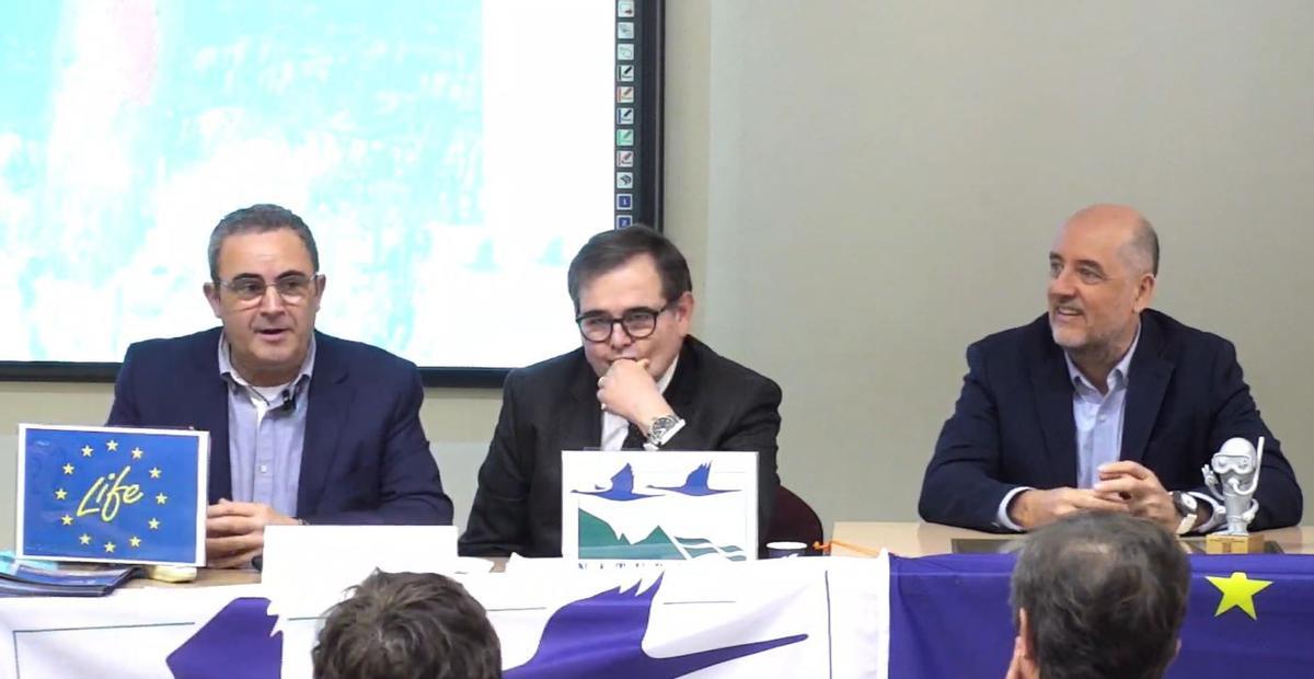 Responsables del proyecto Pinnacare en la presentación en la Universidad Católica de Valencia.