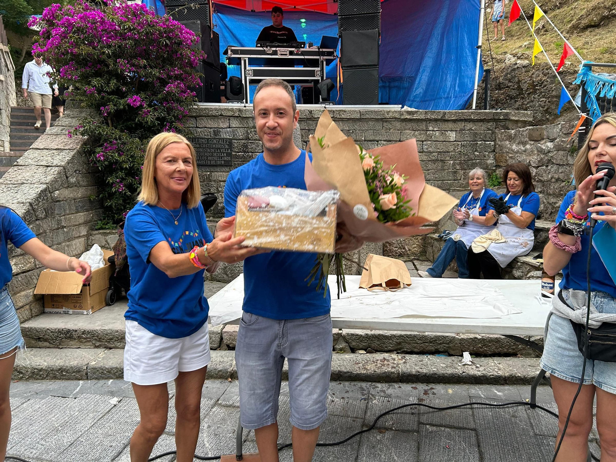 Fiesta de San Juan en el barrio de El Portiellu, en Ribadesella