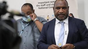 El primer ministro de Papúa Nueva Guinea, James Marape.