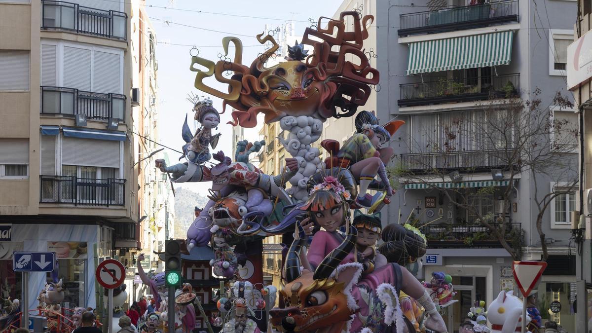 Así son los monumentos que han montado este año las 19 fallas de Xàtiva