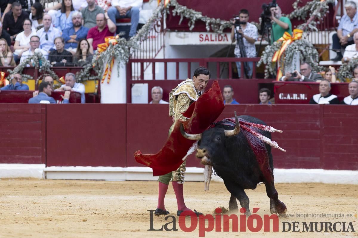 Cuarta corrida en la Feria Taurina de Murcia (Castella, Manzanares y Ureña)