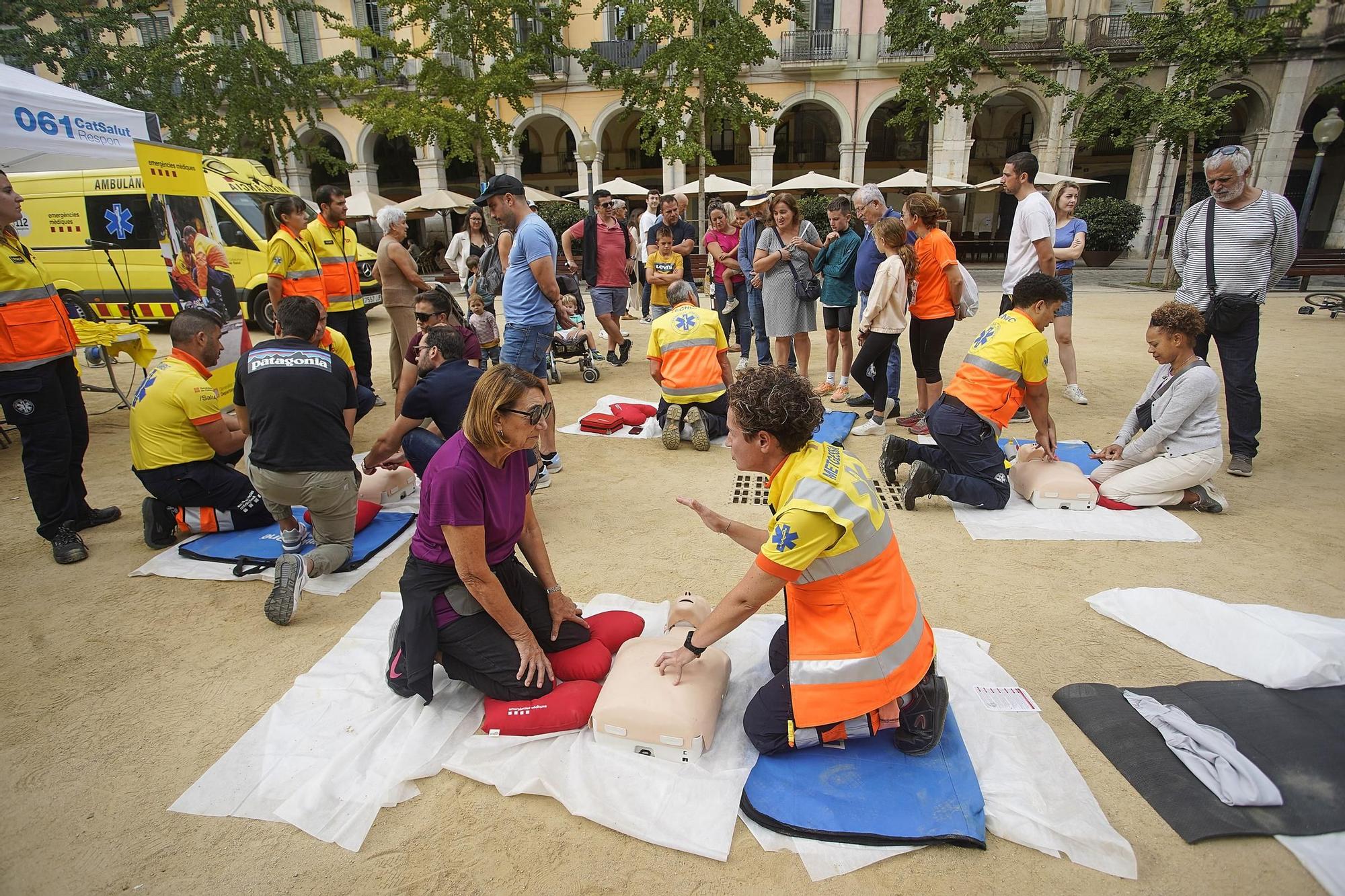 Taller pràctic de reanimació cardiopulmonar a Girona