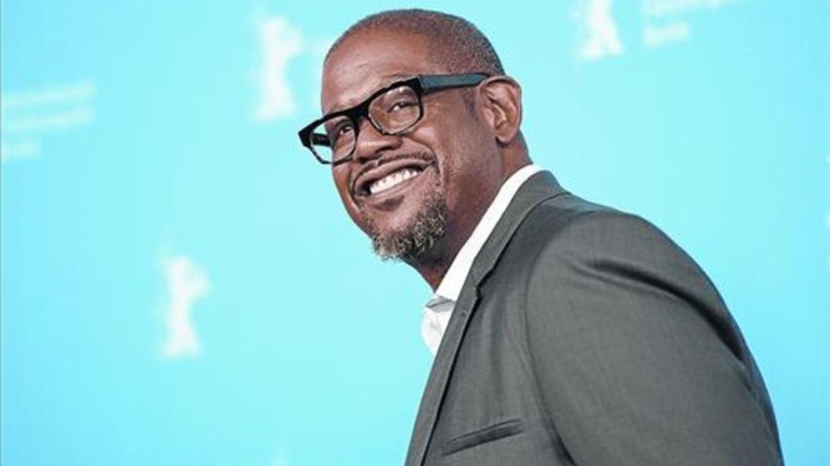 Forest Whitaker, ayer, en el Festival de cine de Berlín.